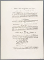 KG 14537
<br/>
Titelblad en beschrijvende tekst bij bundel reproductiegrafiek
<br/>
<em>Imprimerie Royale</em>